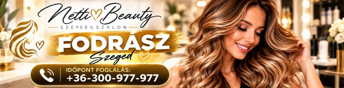 Netti Beauty hairdresser in Szeged. Haircut, hair coloring and hairstyling. Phone: +36-300-977-977