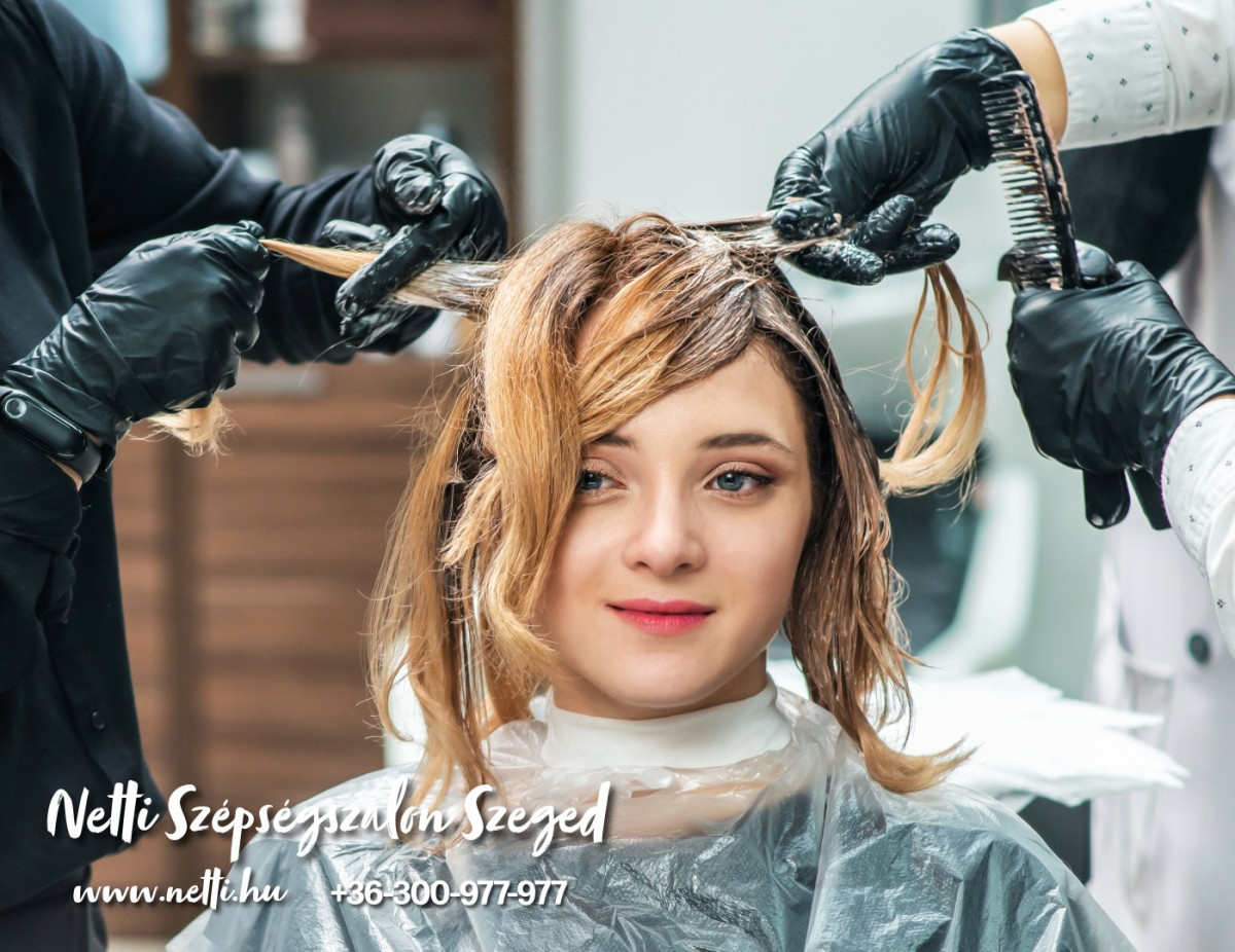 Hajfestés, szakszerűen, fodrásznál