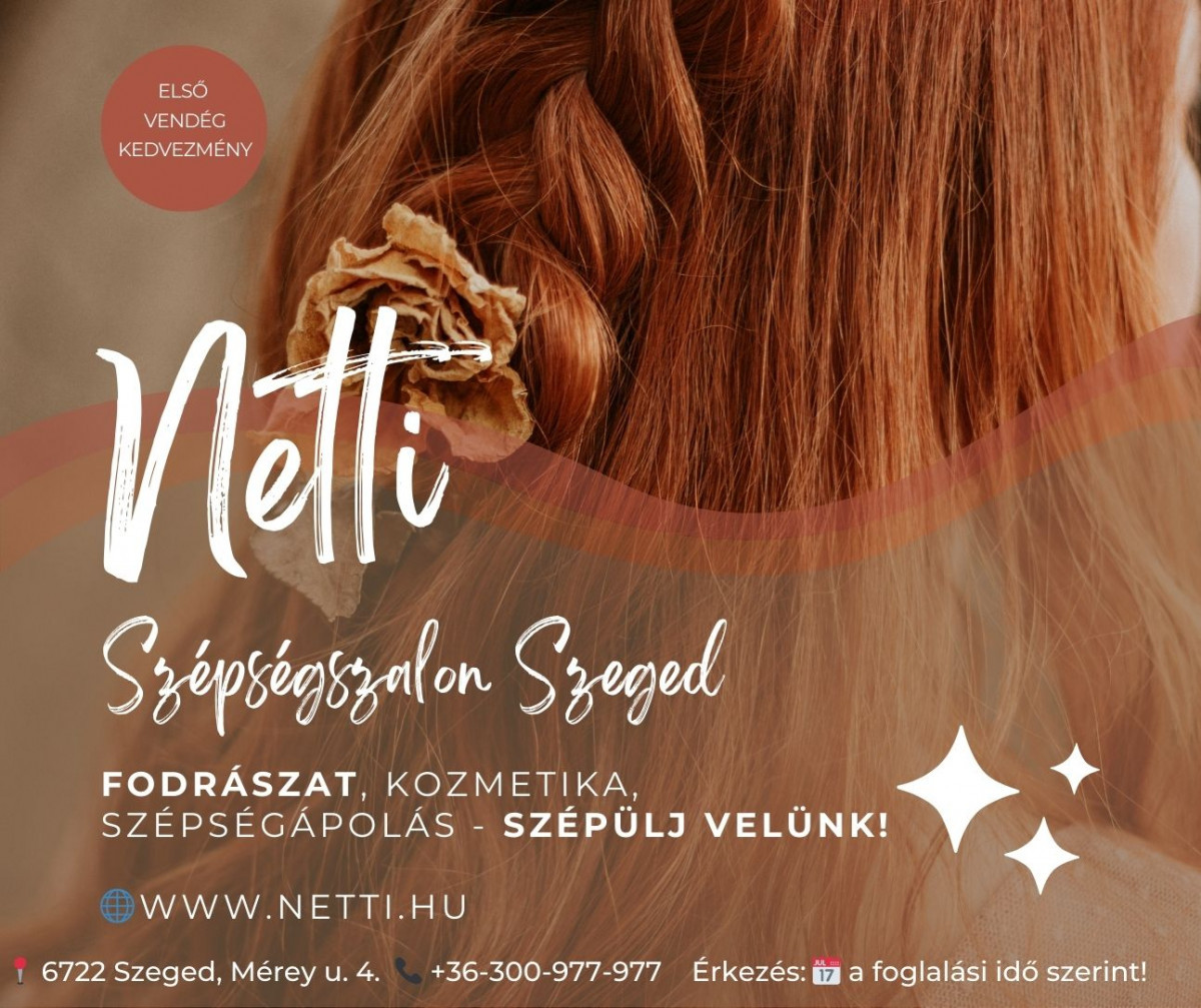 Fodrász, kozmetika, szépségápolás! Szépségszalon Szeged!